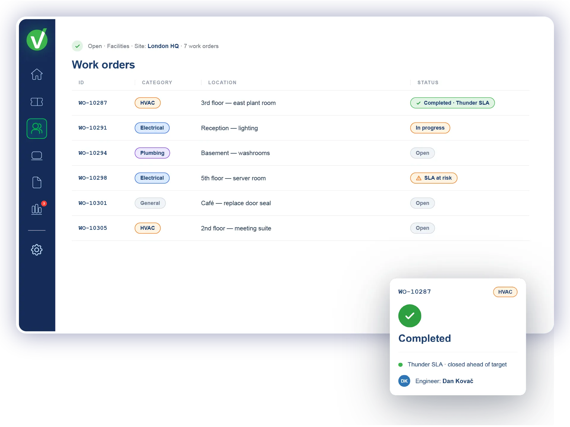 Vivantio facilities management software