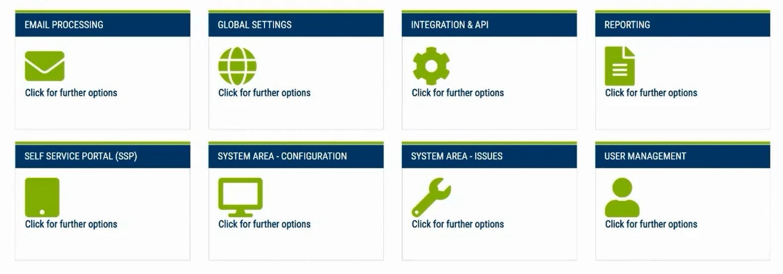 An image of an ITSM service catalog.