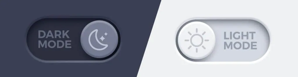 dark mode vs light mode