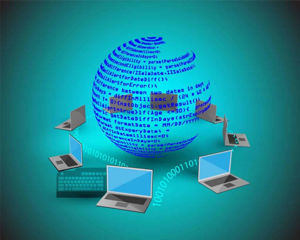 Abstract representation of controlling information assets.