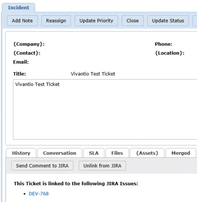 Jira Ticket Details Jira Sub Tab
