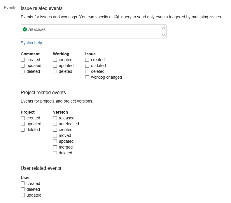 Jira-JIra-New-WebHook-Select-Events