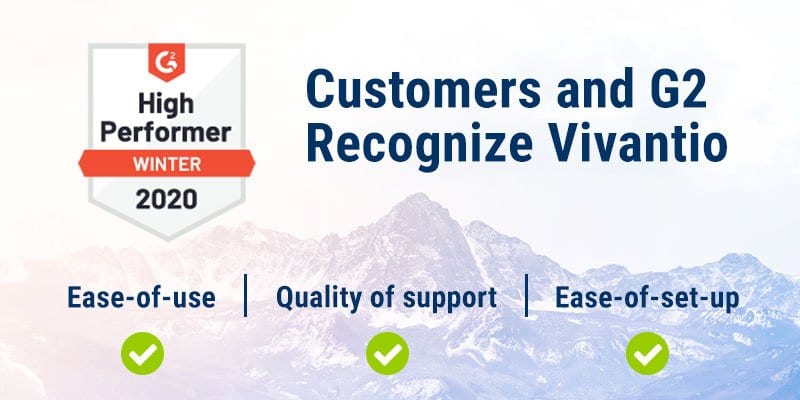 Vivantio Named High Performer in G2 Winter 2020 Report