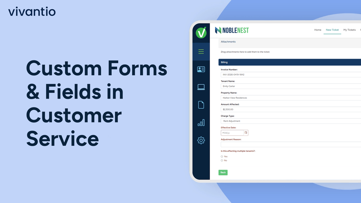 Custom Forms & Fields in Customer Service