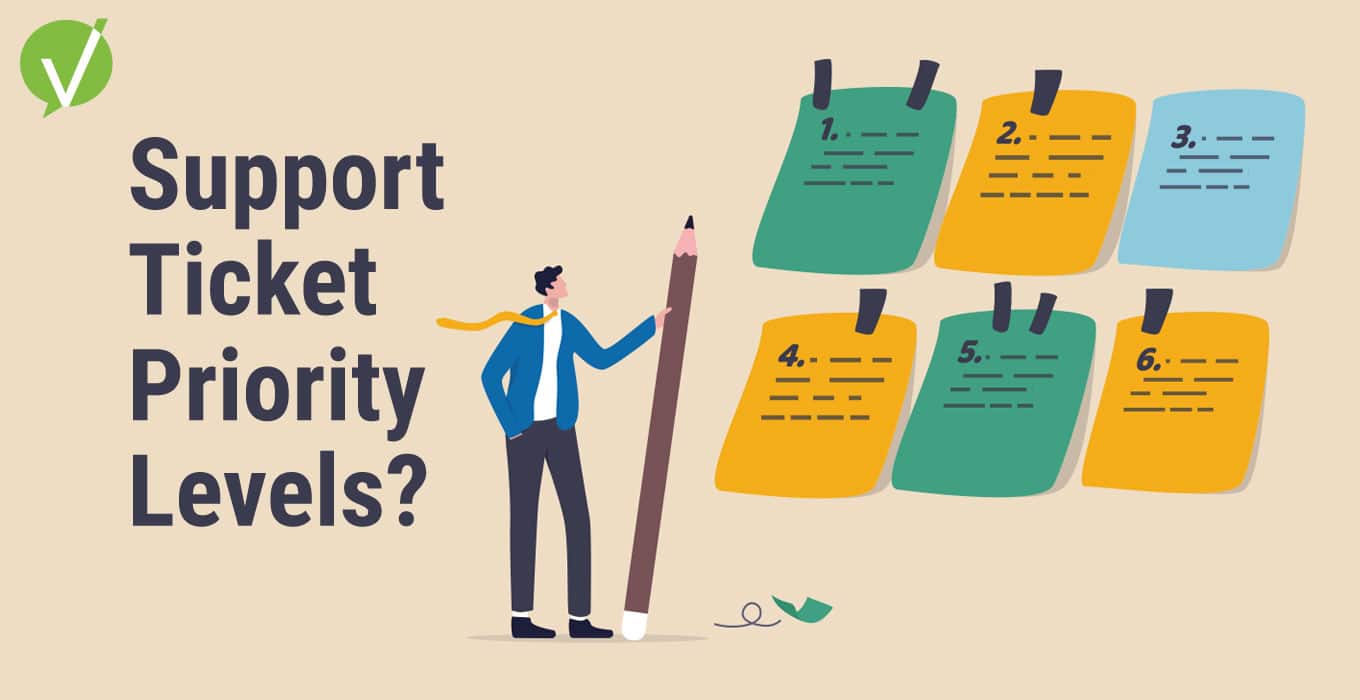 Clear support ticket priority levels streamline productivity.