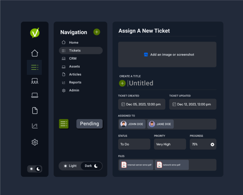 Vivantio Dark Mode: Built for Focus, Clarity, and Choice